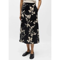 Jacira mw Skirt- Black Simple Flowe