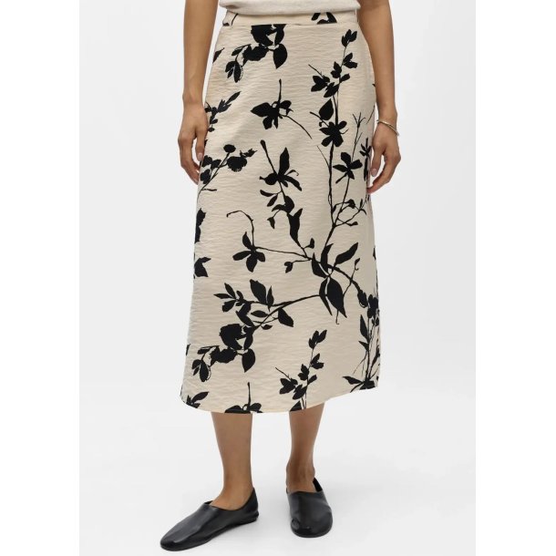 Jacira mw Skirt- Sandshell Simple Flower