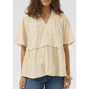 Jalia Blouse- Oyster Gray