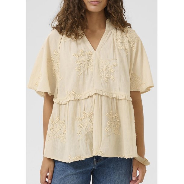 Jalia Blouse- Oyster Gray