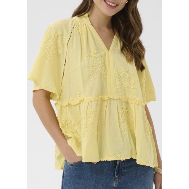Jalia Blouse- Lemon Meringue