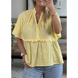 Jalia Blouse- Lemon Meringue