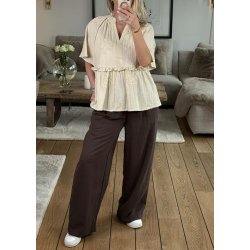 Jalia Blouse- Oyster Gray