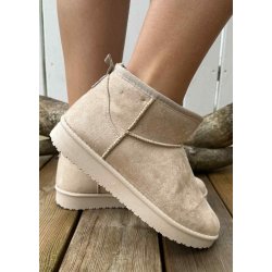Janni Low Teddy Boots- Beige
