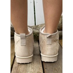 Janni Low Teddy Boots- Beige