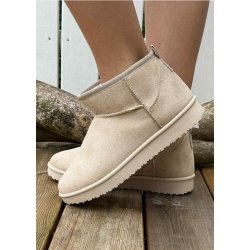 Janni Low Teddy Boots- Beige