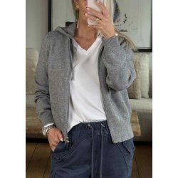 Jannie Re l/s V-neck Top-White