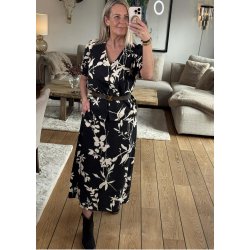 Jacira mw Skirt- Black Simple Flowe