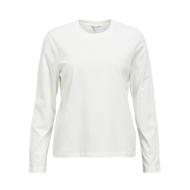 Jasha L/S Re T-shirt- Cloud dancer