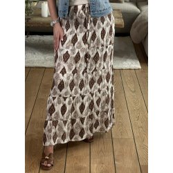 Jasmin Skirt Dress- Brown