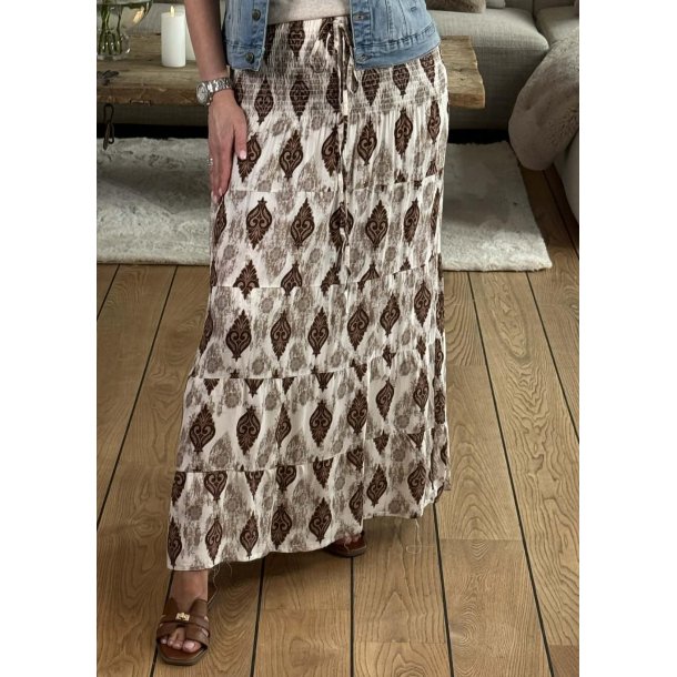 Jasmin Skirt Dress- Brown