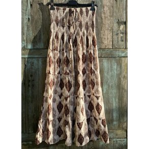 Jasmin Skirt Dress- Brown