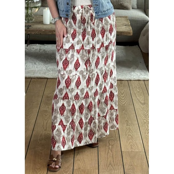 Jasmin Skirt Dress- Red