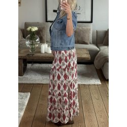 Jasmin Skirt Dress- Red