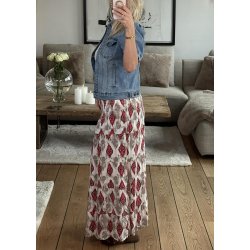 Jasmin Skirt Dress- Red