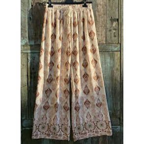 Jasmin Stone Loose Pants- Brown