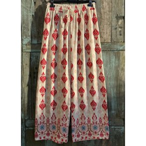 Jasmin Stone Loose Pants- Red