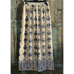 Jasmin Stone Loose Pants- Royal blu