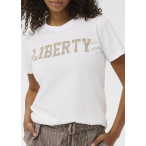 Jean T-shirt-  Spring gardenia