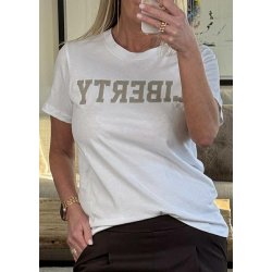 Jean T-shirt-  Spring gardenia