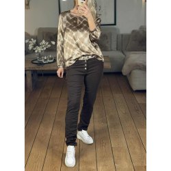 Jelly Mirjam Blouse-Sand Squares