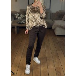 Jelly Mirjam Blouse-Sand Squares