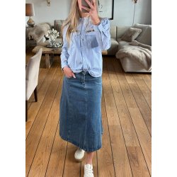 Jennie Denim Skirt 143- blue