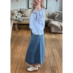 Jennie Denim Skirt 143- blue