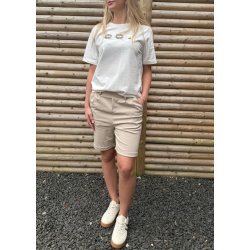 Jenny Bermuda Shorts- Feather Gray