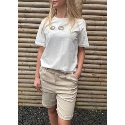 Jenny Bermuda Shorts- Feather Gray