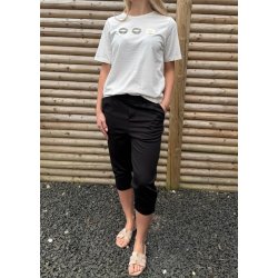 Jenny Capri Pants-Black