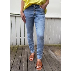 Jewelly Baggy Pants 8229- light Blu