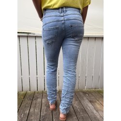 Jewelly Baggy Pants 8229- light Blu