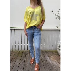 Jewelly Baggy Pants 8229- light Blu