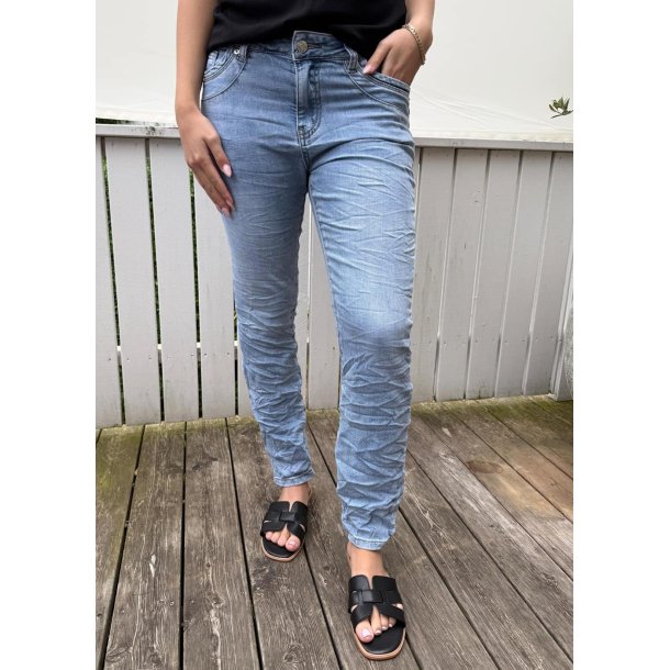 Jewelly Baggy Pants 8230- Blue