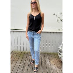 Jewelly Baggy Pants 8230- Blue