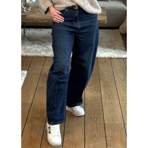 Jewelly Barrel Jeans 8720 -Dark Blu