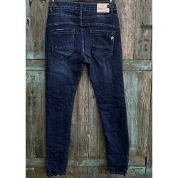 Jewelly Denim Pants 2537- Dark Blue