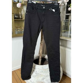 Jewelly Denim Pants 8711- Black