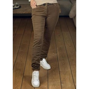 Jewelly Denim Pants 8711- Camel