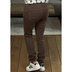 Jewelly Denim Pants 9186- Cacao