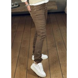 Jewelly Denim Pants 8710- Camel