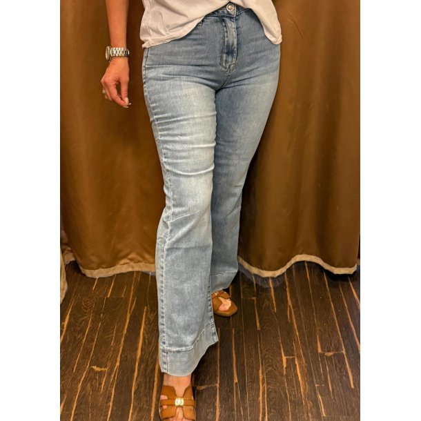 Jewelly Flare Jeans 8262-blue