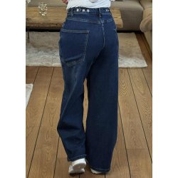Jewelly Straight Jeans 8729 -Dark Blue