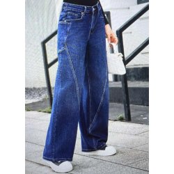 Jewelly Straight Jeans 8729 -Dark Blue
