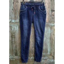 Jewelly Stretchy Pants 2303- Blue