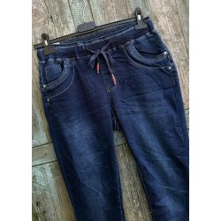 Jewelly Stretchy Pants 2303- Blue