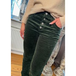 Jewelly Velvet Pants- Khaki 