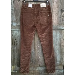 Jewelly Velvet Pants- Brown