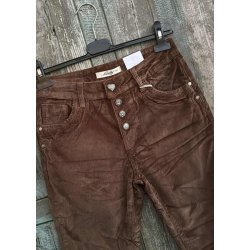 Jewelly Velvet Pants- Brown